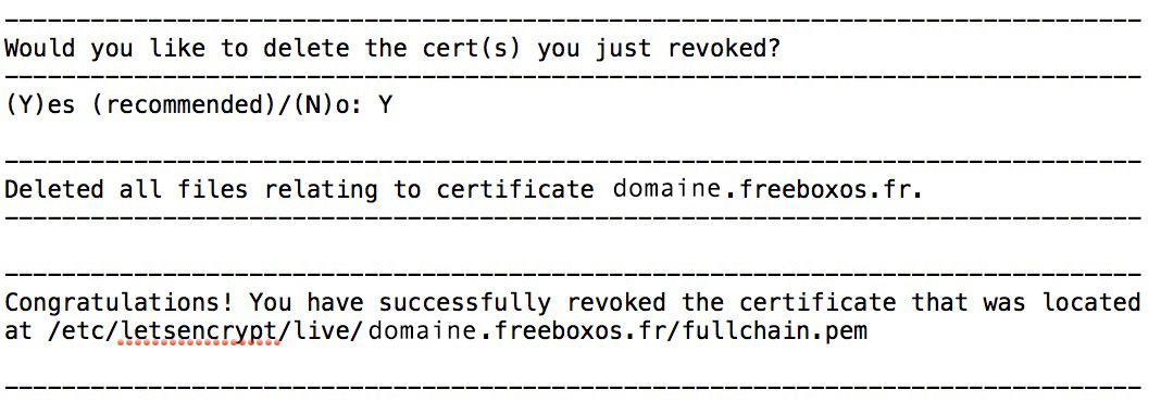 certificat-ssl-certbot-letsencrypt-certificat-revoke-jeedom-domotique