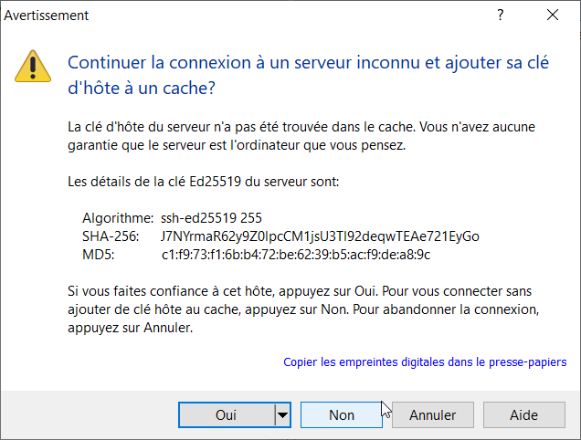 WinSCP-certificat-ssh-cle-authentification-validation