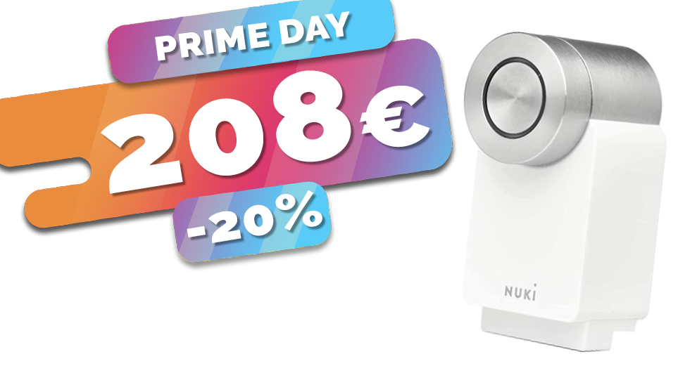 La serrure compatible HomeKit Nuki Smart Lock Pro 3.0 à 209€, son