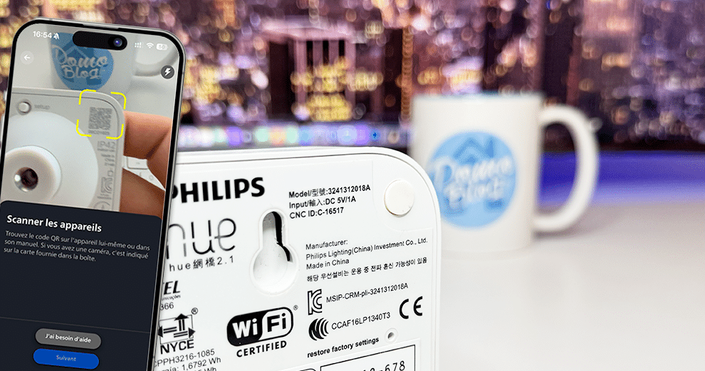 test-philips-hue-association-qrcode-nouveau-mode-matter-homekit